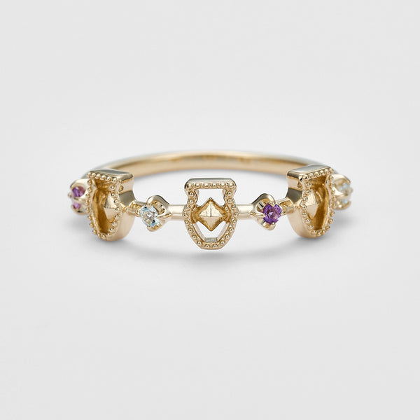 K5 Amethyst/Aquamarine Ring – agete-global