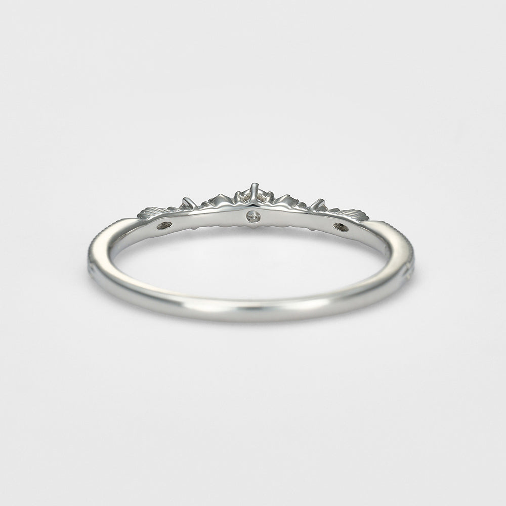 Platinum Diamond Ring (0.04Ct)