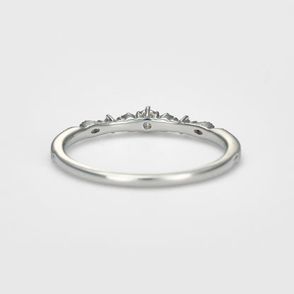 Platinum Diamond Ring (0.04Ct)