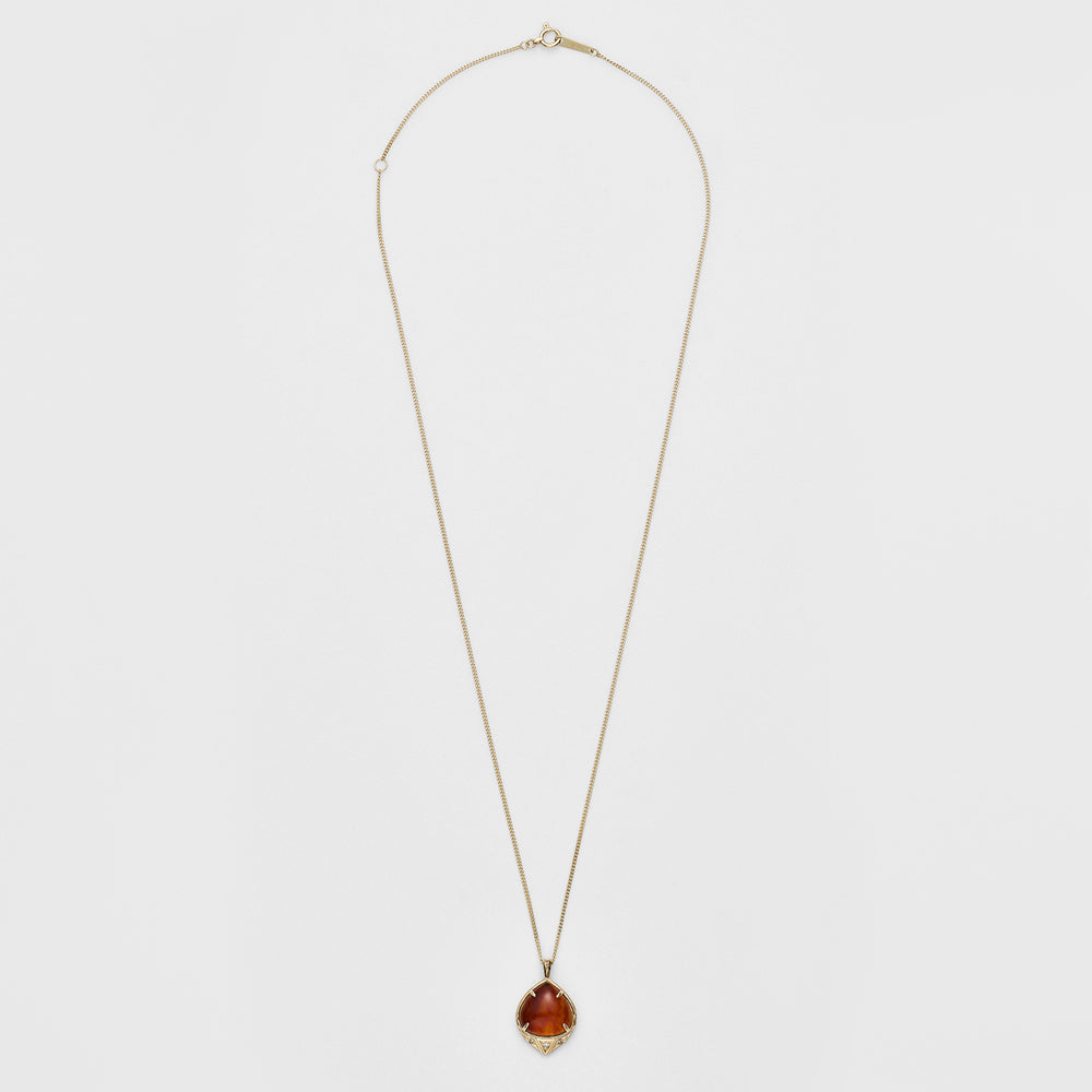 K10 Amber/Diamond Necklace