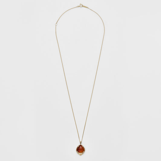 K10 Amber/Diamond Necklace