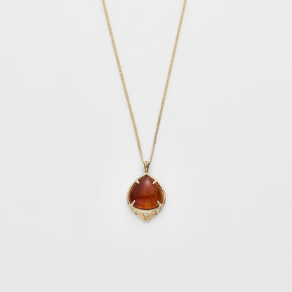K10 Amber/Diamond Necklace