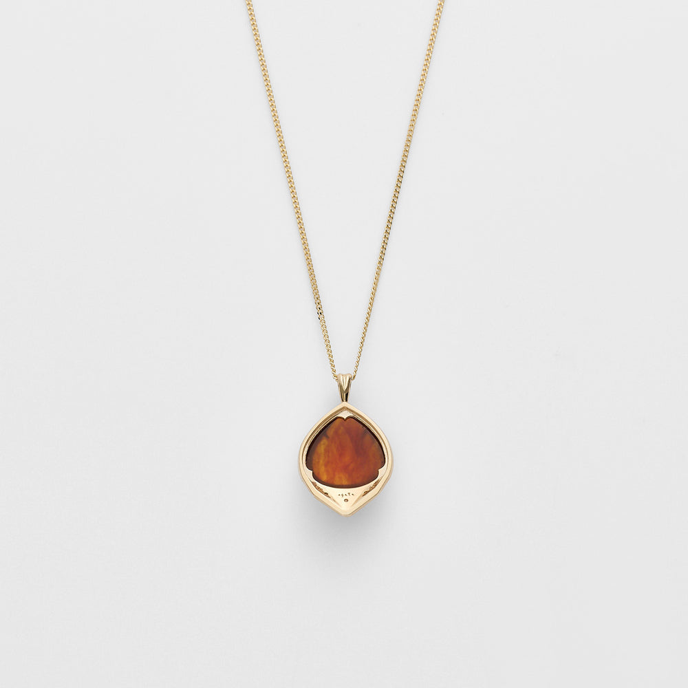 K10 Amber/Diamond Necklace
