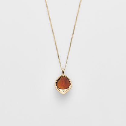 K10 Amber/Diamond Necklace