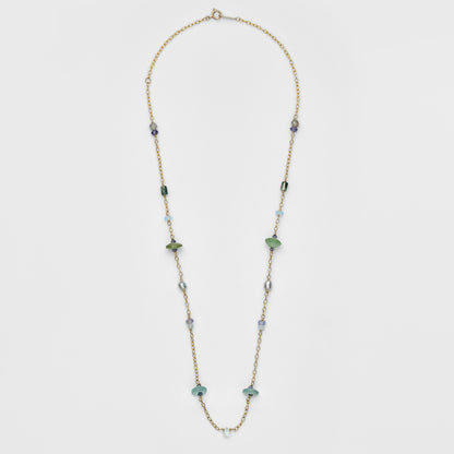 Gold Multi-Stone Necklace