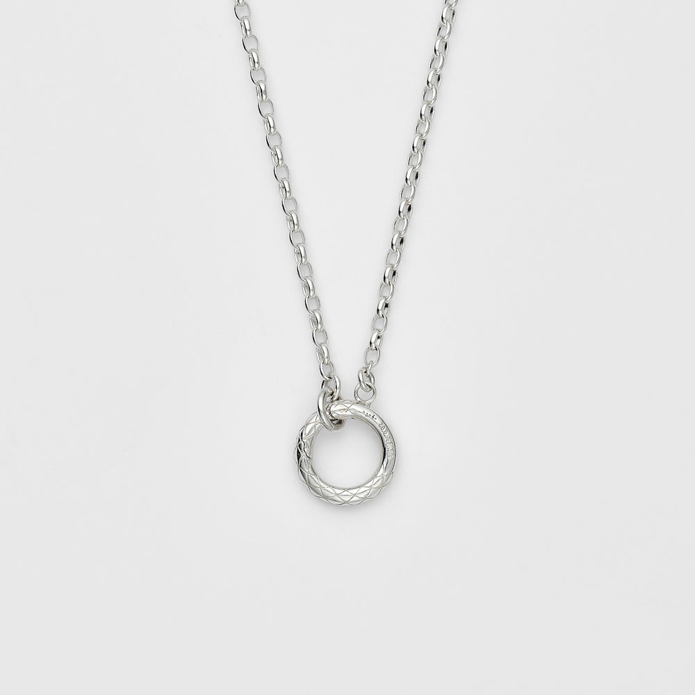 Silver Diamond Necklace