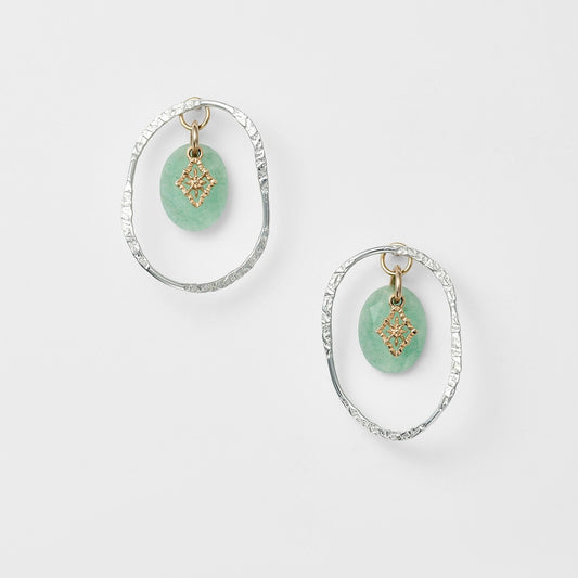 K5 Aventurine Earring Charm