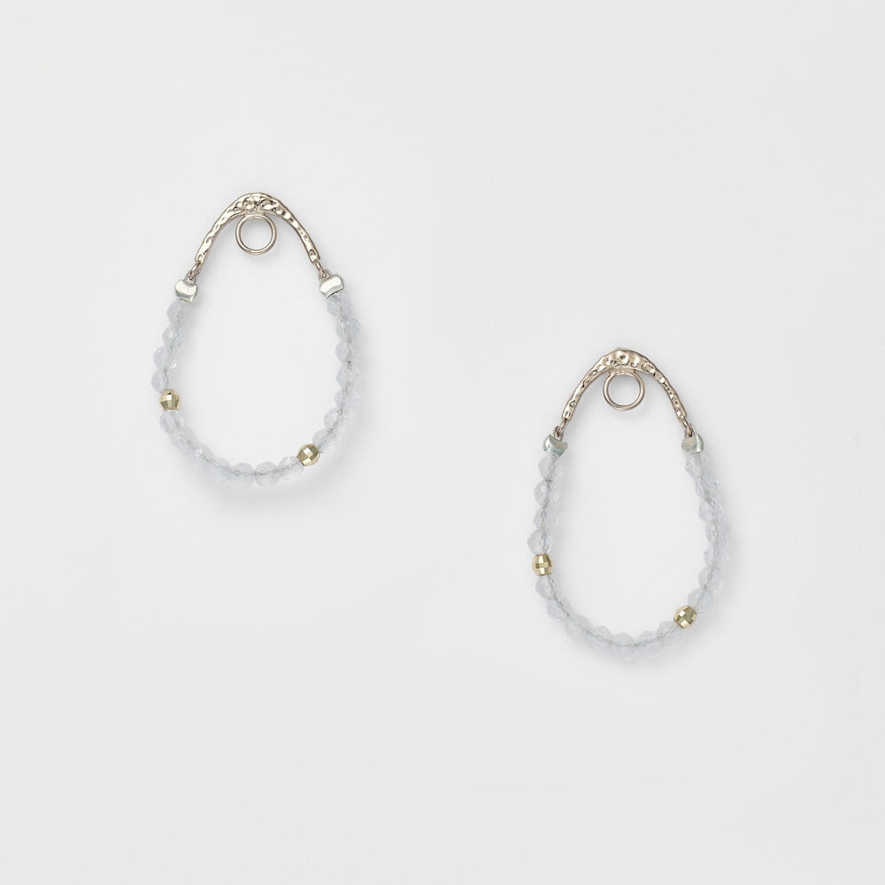 Gold Feldspar Earring Charms