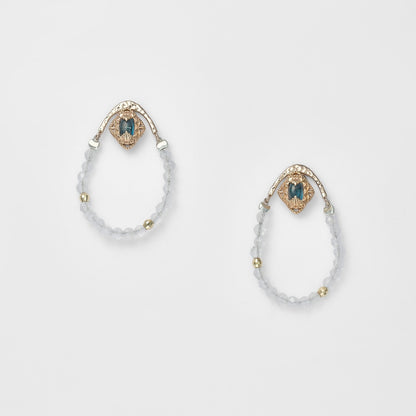 Gold Feldspar Earring Charms