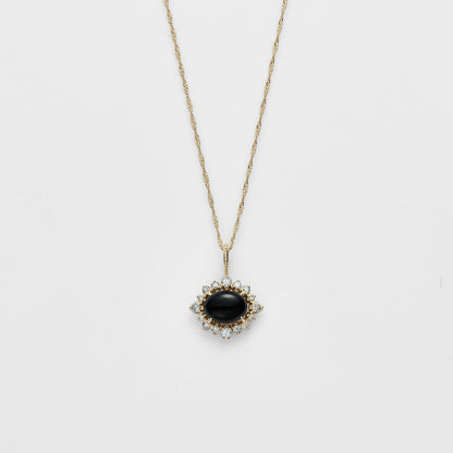 K10 Jet/Diamond Charm