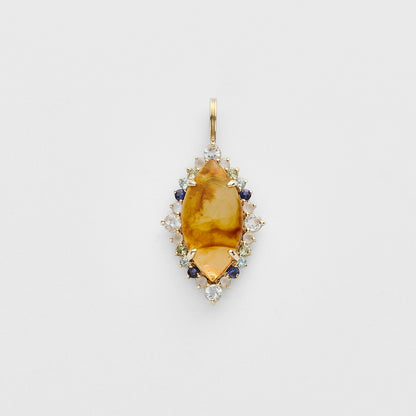 K10 Multi-Stone Charm