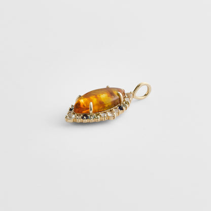 K10 Multi-Stone Charm