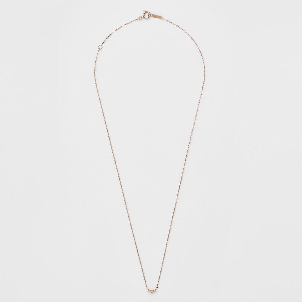 K10 Diamond Necklace (Pink Gold)
