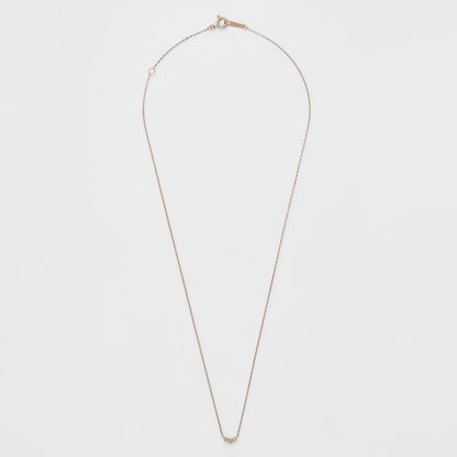 K10 Diamond Necklace (Pink Gold)