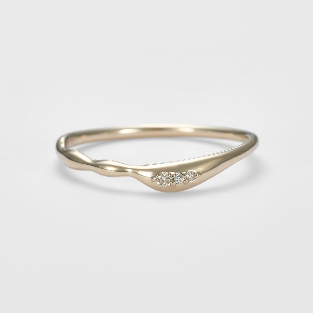 K10 Diamond Ring