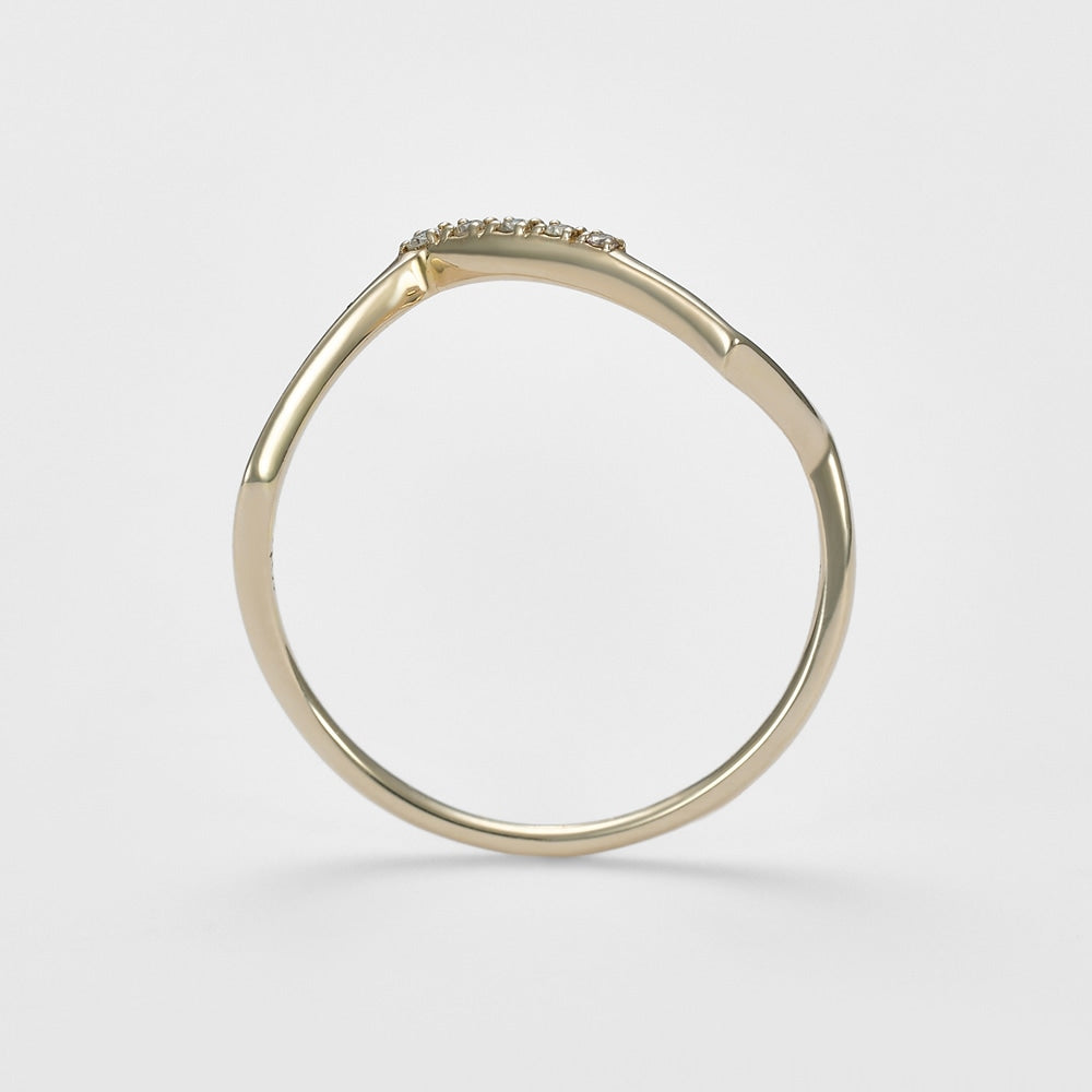 K10 Diamond Ring