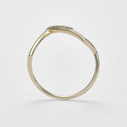 K10 Diamond Ring