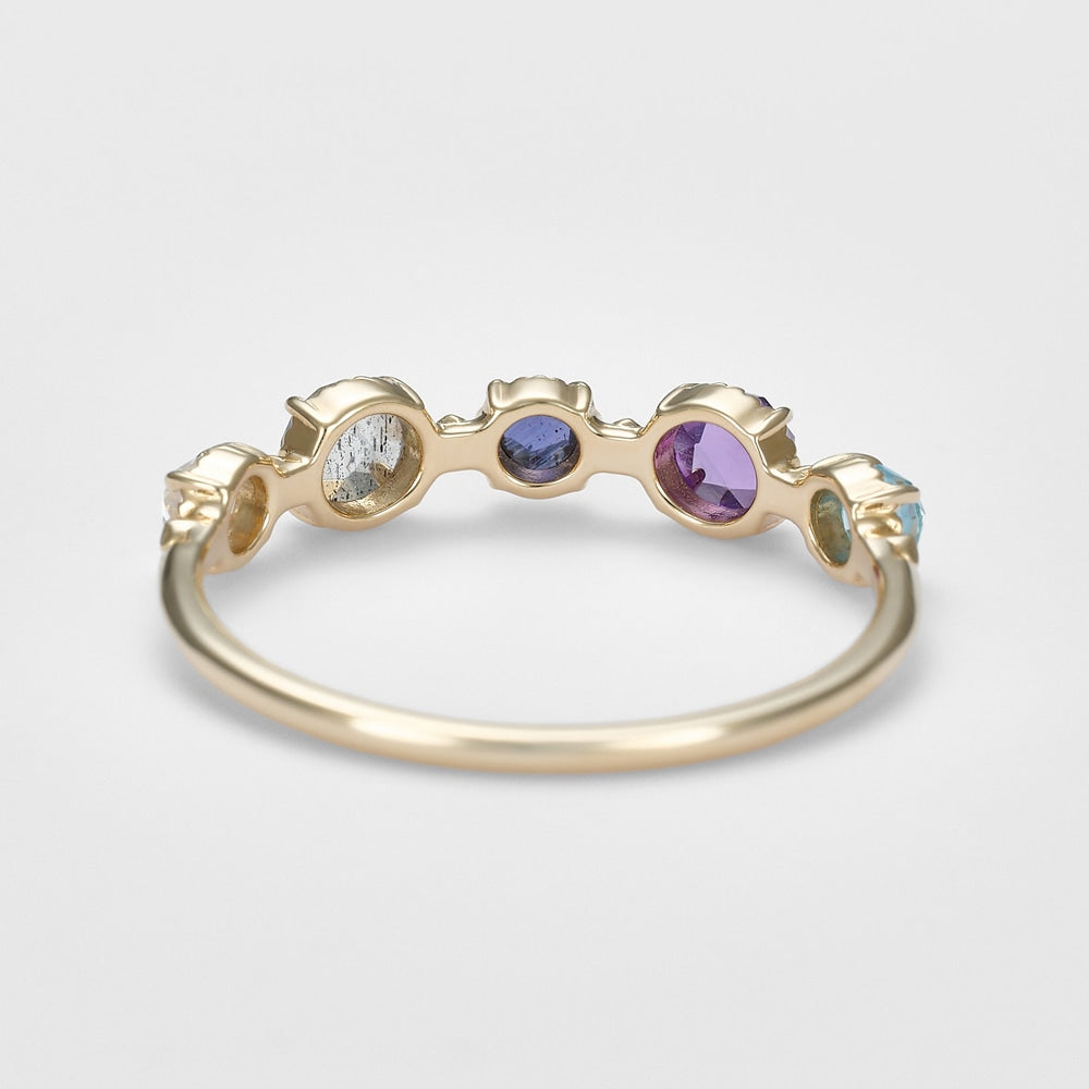 K10 Multi-Stone Ring (L)