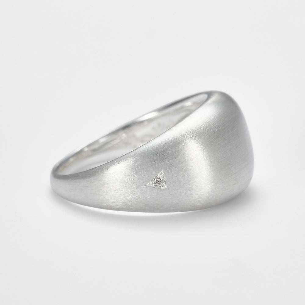 Silver Diamond Ring