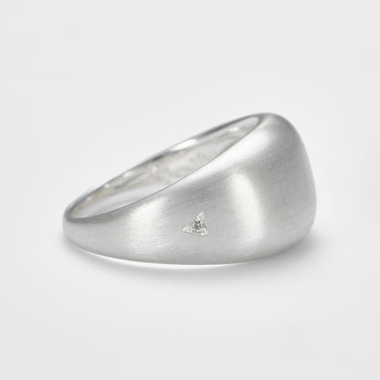 Silver Diamond Ring