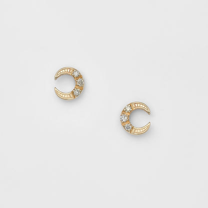 K10 Diamond Earrings (0.02Ct)