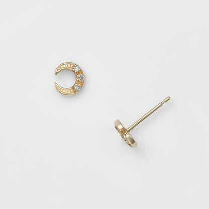 K10 Diamond Earrings (0.02Ct)