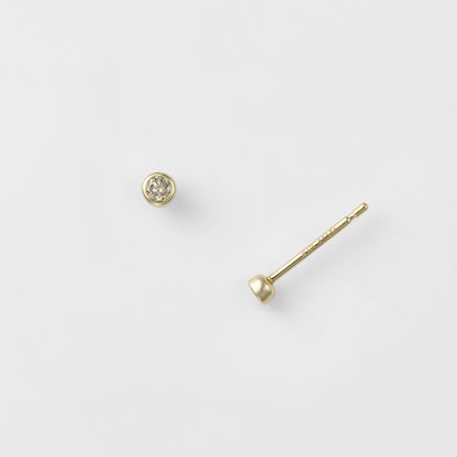 K10 Diamond Earrings (0.03Ct)
