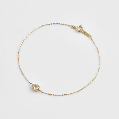 K10 Diamond/Moonstone Bracelet (0.01Ct)