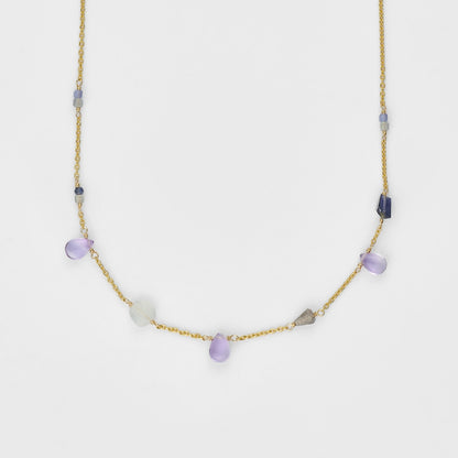 Gold Multi-Stone Necklace
