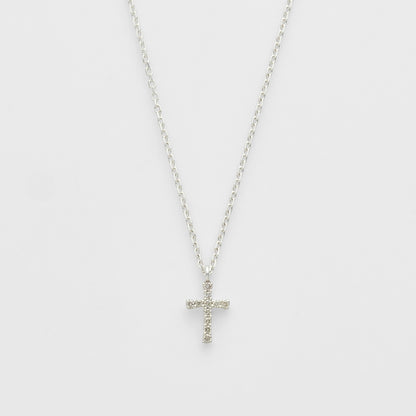 Silver Diamond Necklace