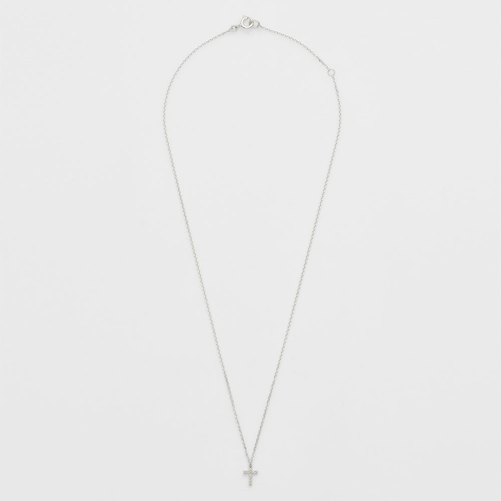 Silver Diamond Necklace