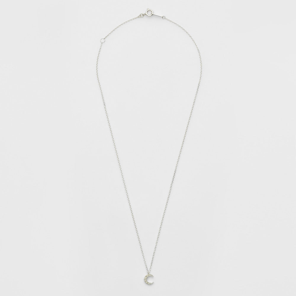 Silver Diamond Necklace