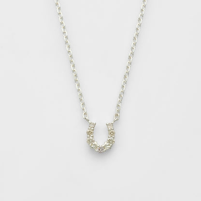 Silver Diamond Necklace