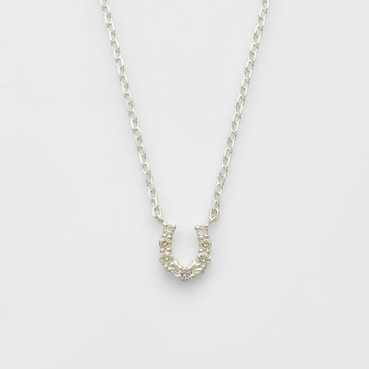 Silver Diamond Necklace