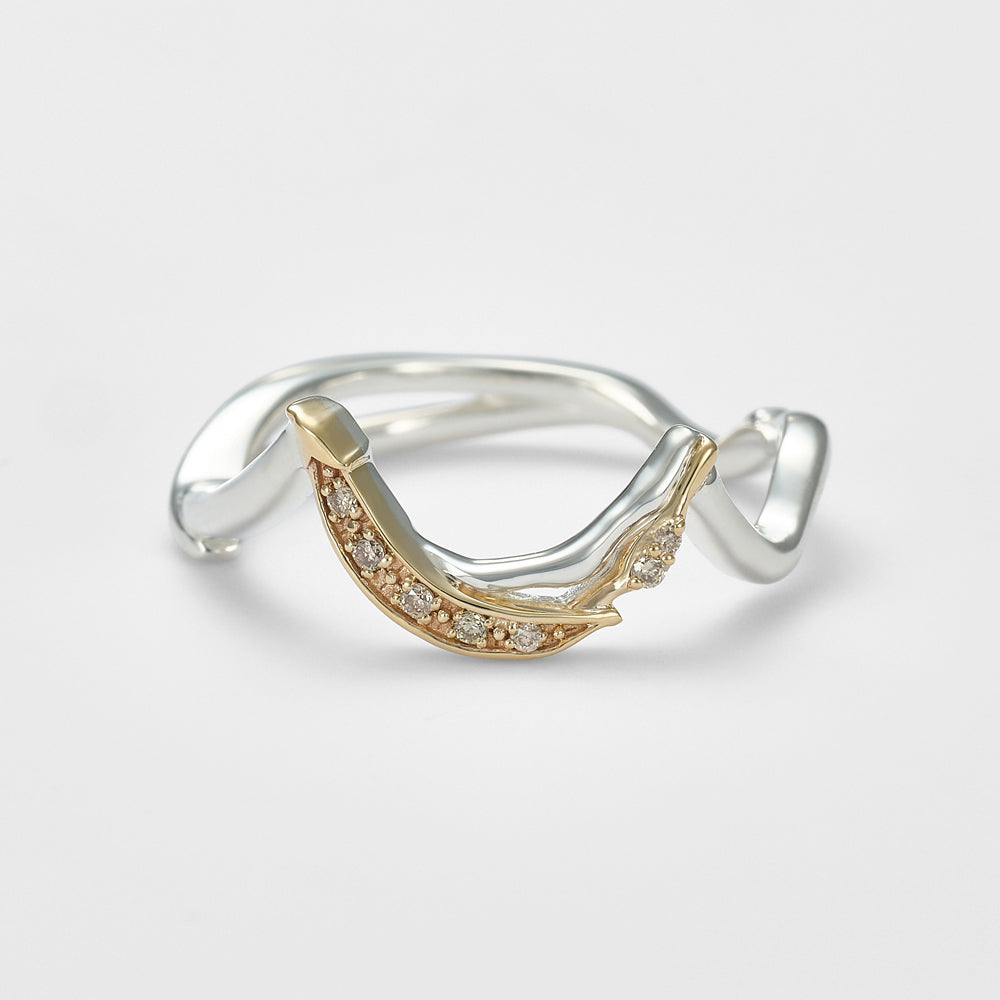 Silver Diamond Ring