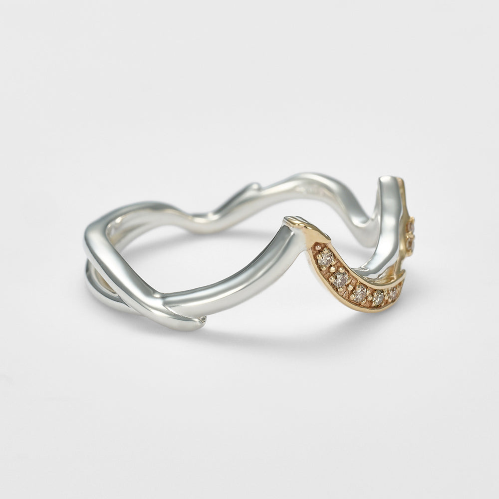 Silver Diamond Ring