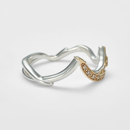 Silver Diamond Ring