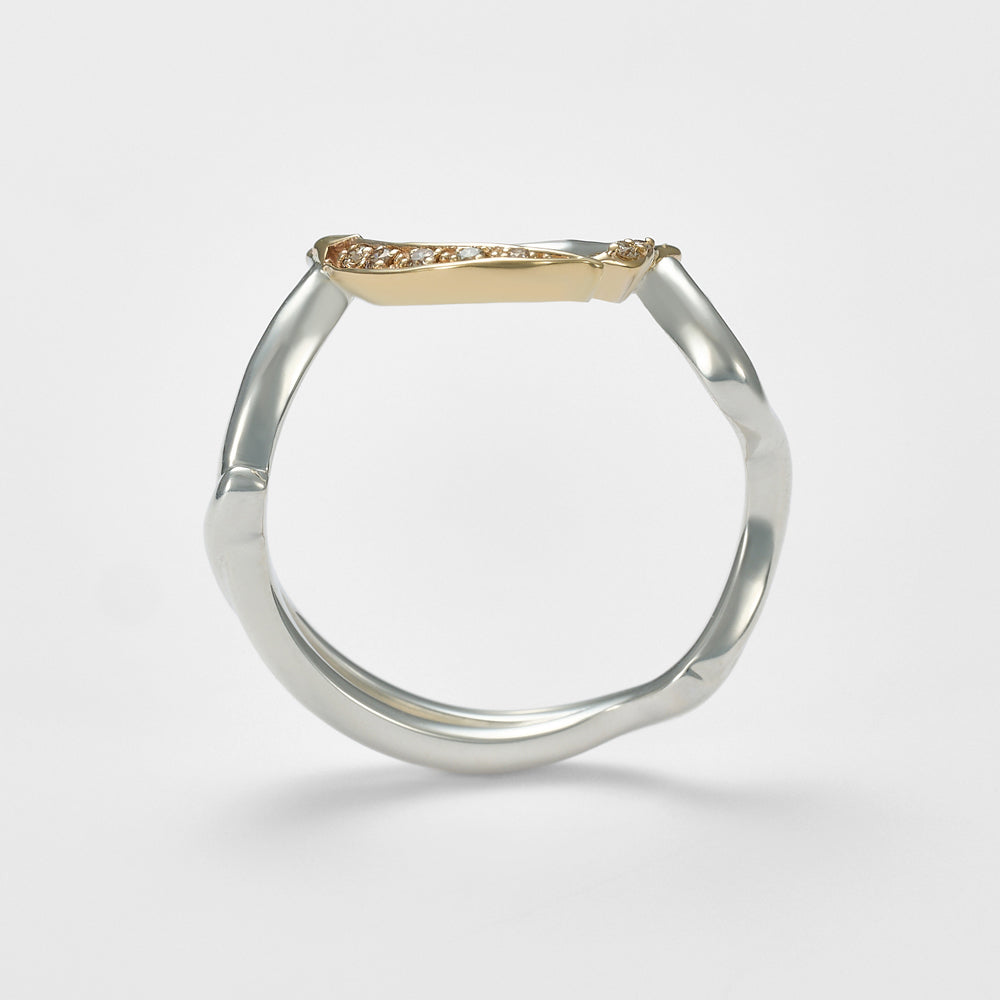 Silver Diamond Ring