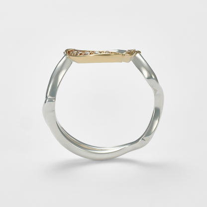 Silver Diamond Ring