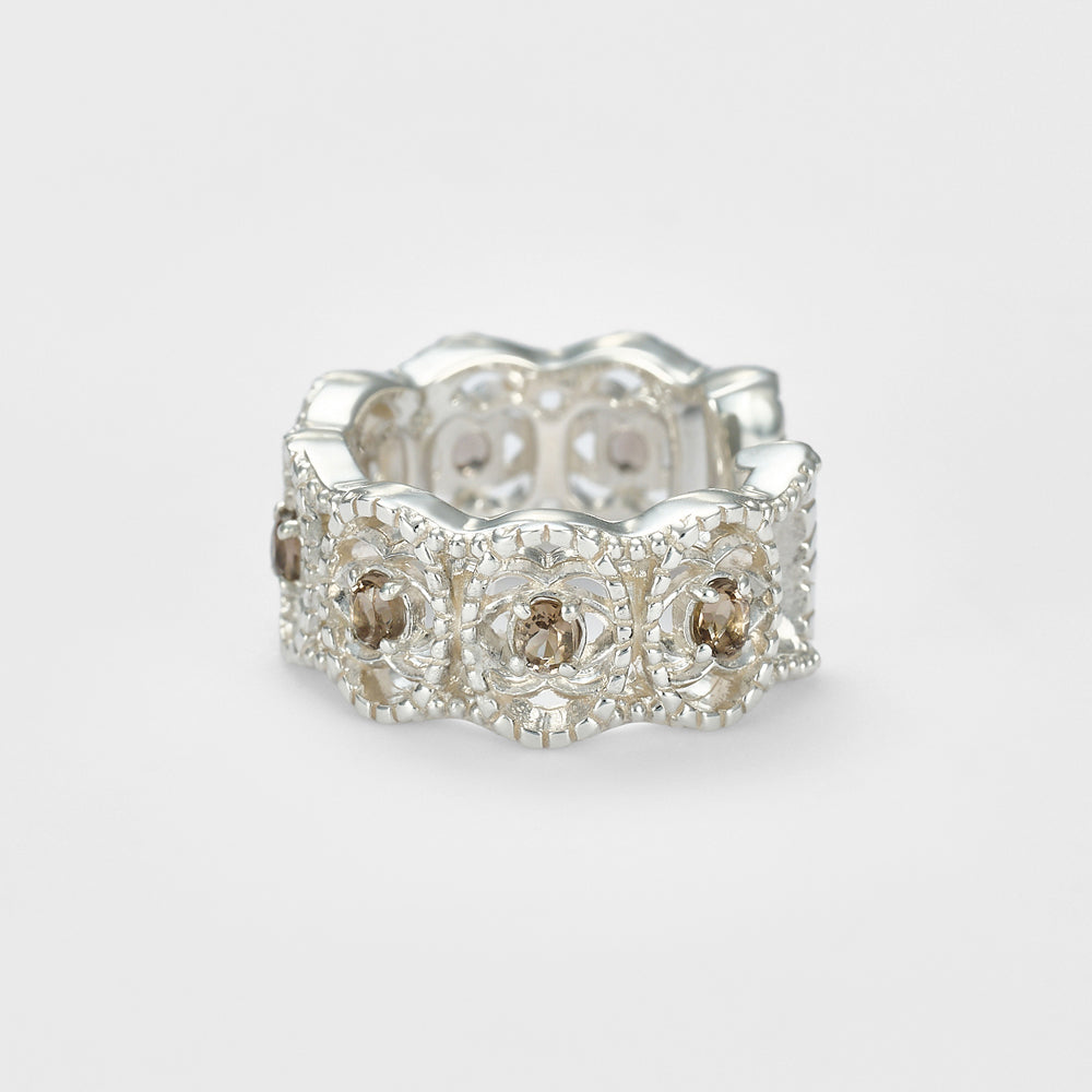 Silver Quartz Ear Cuff (Single Ear)