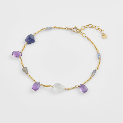 Gold Multi-Stone Bracelet