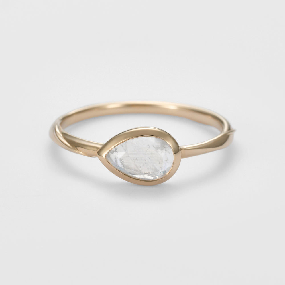 Gold Labradorite Ring