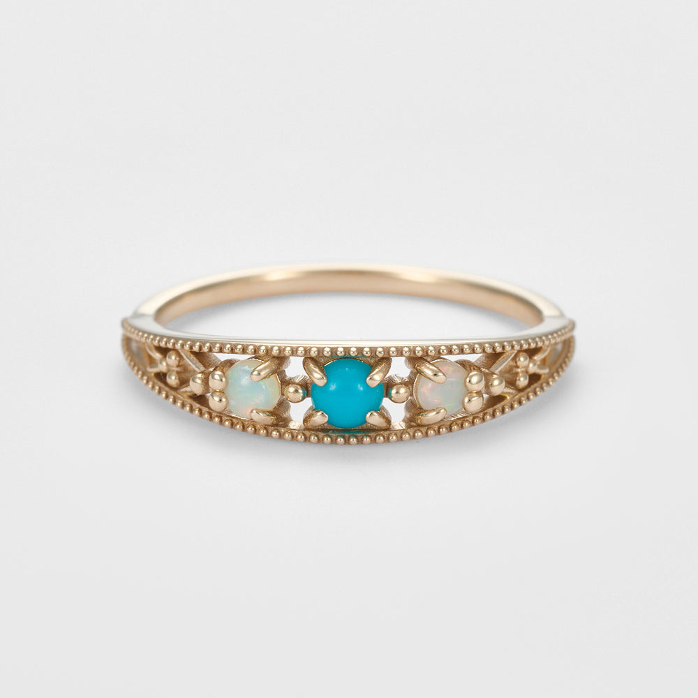 K5 Turquoise/Opal Ring