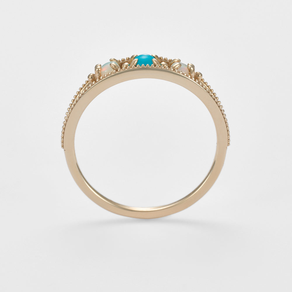 K5 Turquoise/Opal Ring