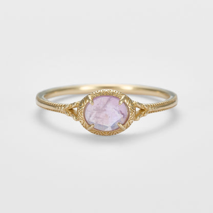 K10 Feldspar/Amethyst Ring