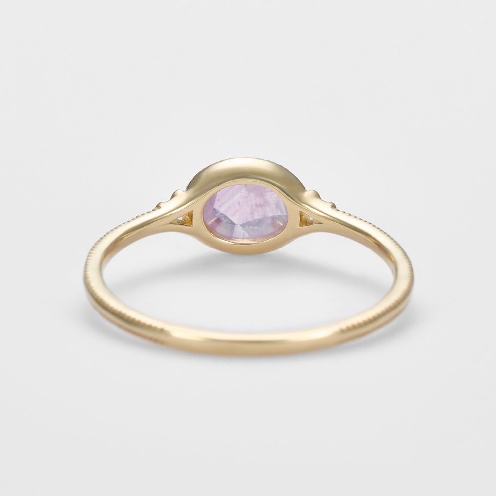 Agete 紫金石　ｋ10 リング K10 Feldspar/Amethyst Ring – agete-global