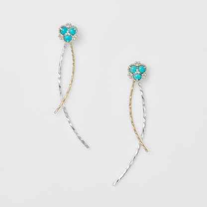 Silver Turquoise Earrings