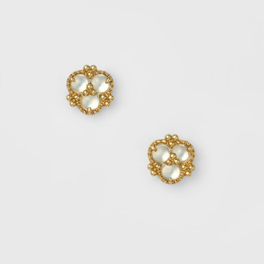 Gold Labradorite Earrings