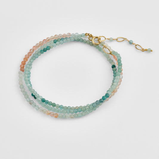 Gold Multi-Stone 2-Way Bracelet