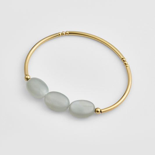 Gold Moonstone Bracelet